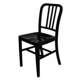 Navy powder coated chair