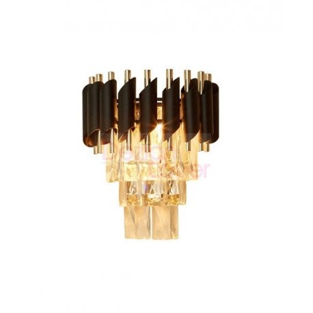 Oscuro Metal And Crystal Wall Lamp