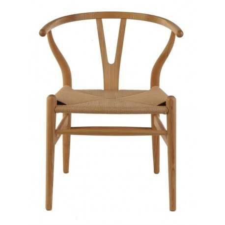 Chaise design Wegner Wishbone CH24 Y en chêne