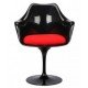 Chaise design Tulip avec accoudoirs en fibre de verre