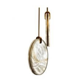 SOHO Alabaster LED Pendant Light Single