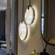 Suspension LED SOHO en Albatre Multi