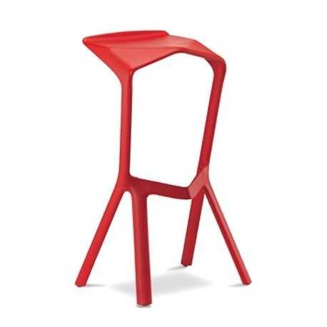 Chaise de bar design Miura lot de 2pcs