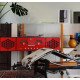 Cabinet de stockage style Radio Vintage