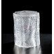 Clear Epoxy Resin Round Stump Stool