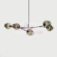 Branching Bubble Design Chandelier 5 globes