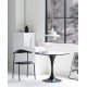 Table Ronde Tulipe Plateau en bois