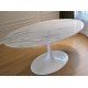 EERO SAARINEN Tulip Oval Dining Table Marble Top