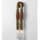 Handmade Brass Horsehair wall lamp