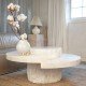 Table Basse Sculpturale en Pierre Naturelle