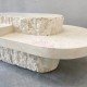 Table Basse Sculpturale en Pierre Naturelle