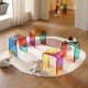 Table d'appoint en acrylique design Rainbow