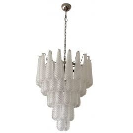 Murano Glass Petal Chandelier