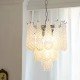 Chandelier design Verre Murano Petal