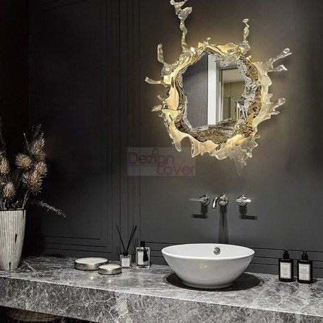 Water Splash Mirror LED wall lamp