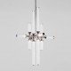 Chandelier suspension LED design Castle 12 lampes