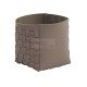Casa Vegan Leather Round Storage Basket
