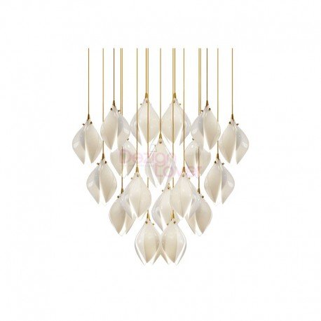 Bloom Petal Porcelain Chandelier
