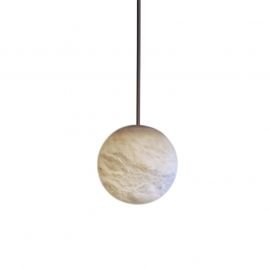 LUNA Alabaster LED Pendant Light Diam 20cm
