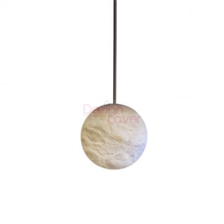 LUNA Alabaster LED Pendant Light Diam 20cm