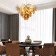 Vistosi Glass Disc Chandelier