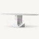 Travertine Argo Dining Table by Carlo Scarpa