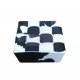 Cowhide Ottoman Cube Stool