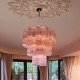 Chandelier design Vintage Murano Glass Rose