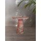 Pedestal Marble Side Table