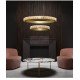 Chandelier en albâtre design Avalon 2 ring