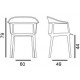 Fauteuil design Papyrus