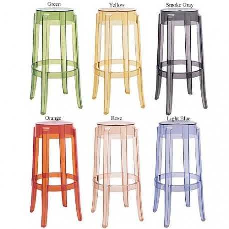 Tabouret design Charles Ghost 46cm