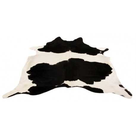 Tapis salon en peau de vache - Noir & Blanc