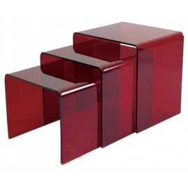 Novara Acrylic Nesting Table Set
