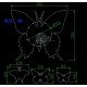 Butterfly clock
