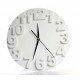 Round lock wall clock