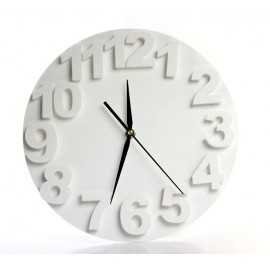Round lock wall clock