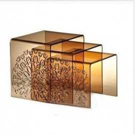Curved Acrylic Nesting Table Set