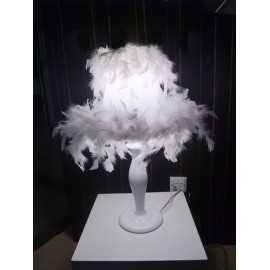Lampe de table design plume