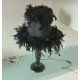 Modern feather table lamp