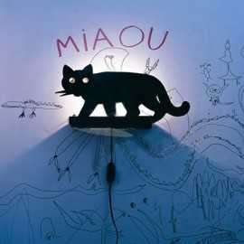 Cat design wall lamp