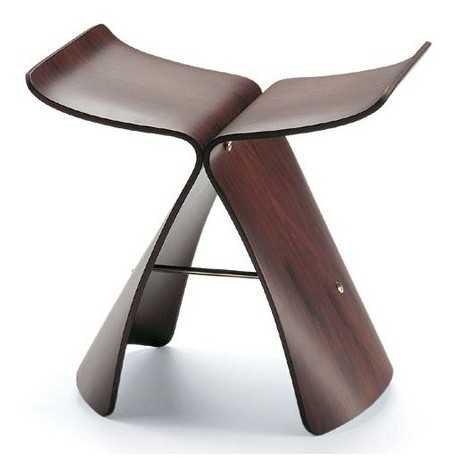 Tabouret design style Butterfly Sori Yanagi