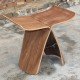 Tabouret design style Butterfly noyer Sori Yanagi