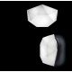 Diamond cut wall or ceiling lamp