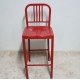 Chaise de bar design navy coloré