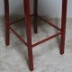 Navy powder coated barstool