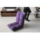 Reclining floor legless chair BELL
