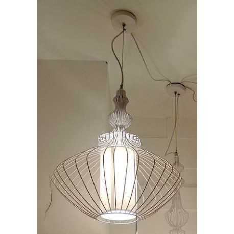 Wire pendant lamp