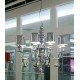 Chandelier design Eva doré et argenté