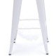 Chaise de bar design Tolix H75cm petit dossier
